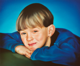 Porträt: Ölgemälde auf Leinwand